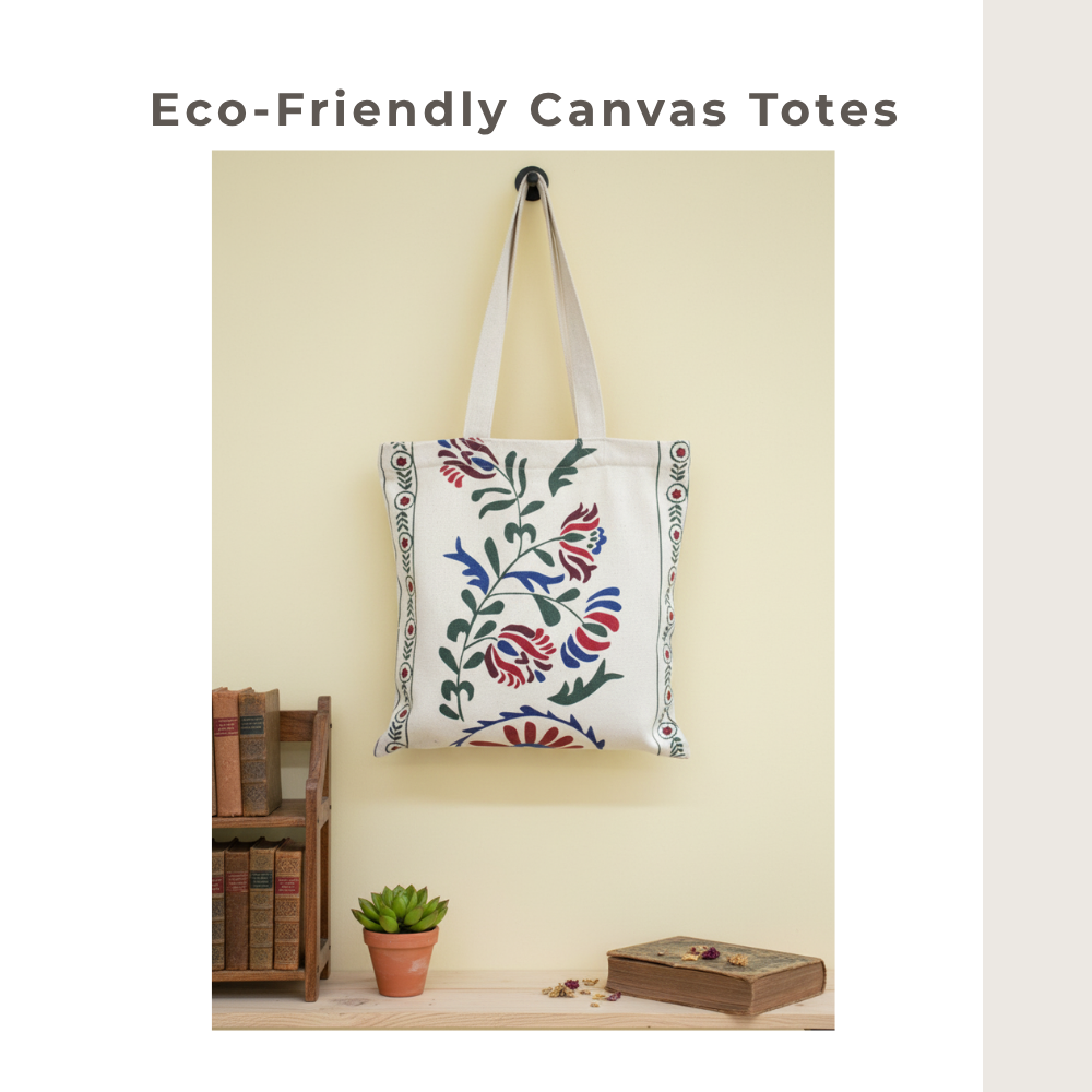 Vibrant Floral Printed Tote