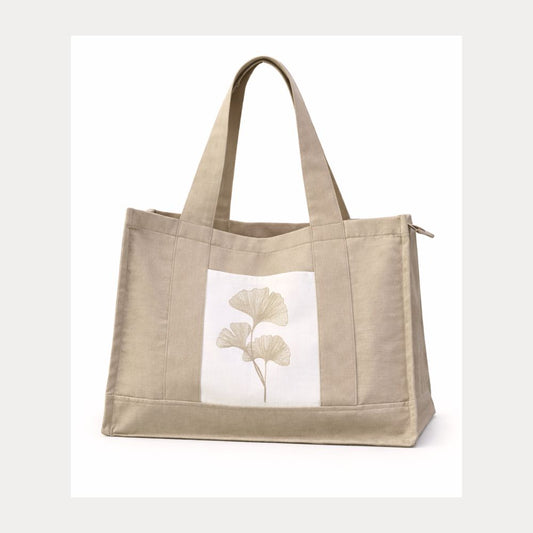 Embroidered Office Tote