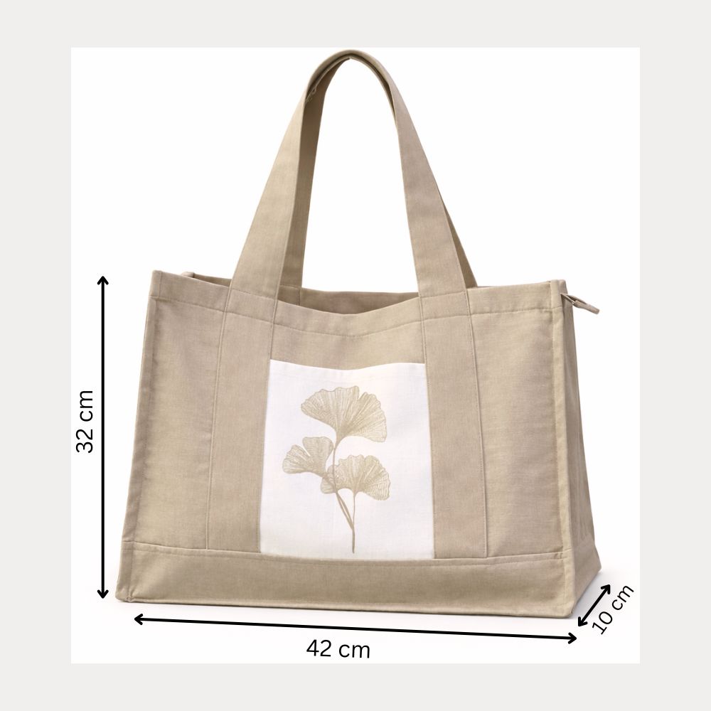 Embroidered Office Tote
