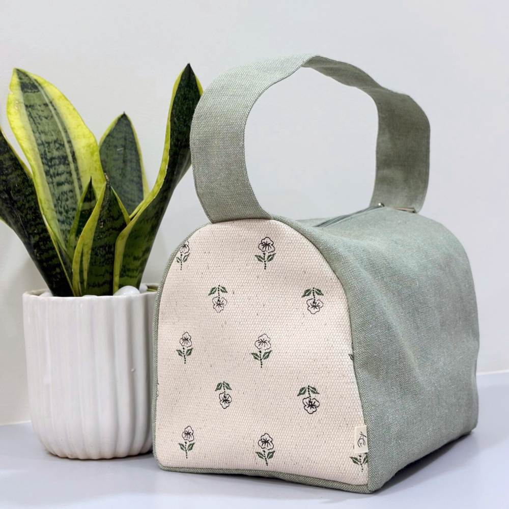 Bloom Cotton Lunch Bag