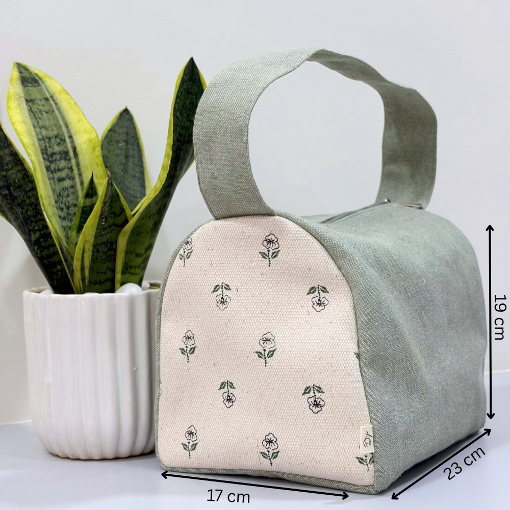 Bloom Cotton Lunch Bag