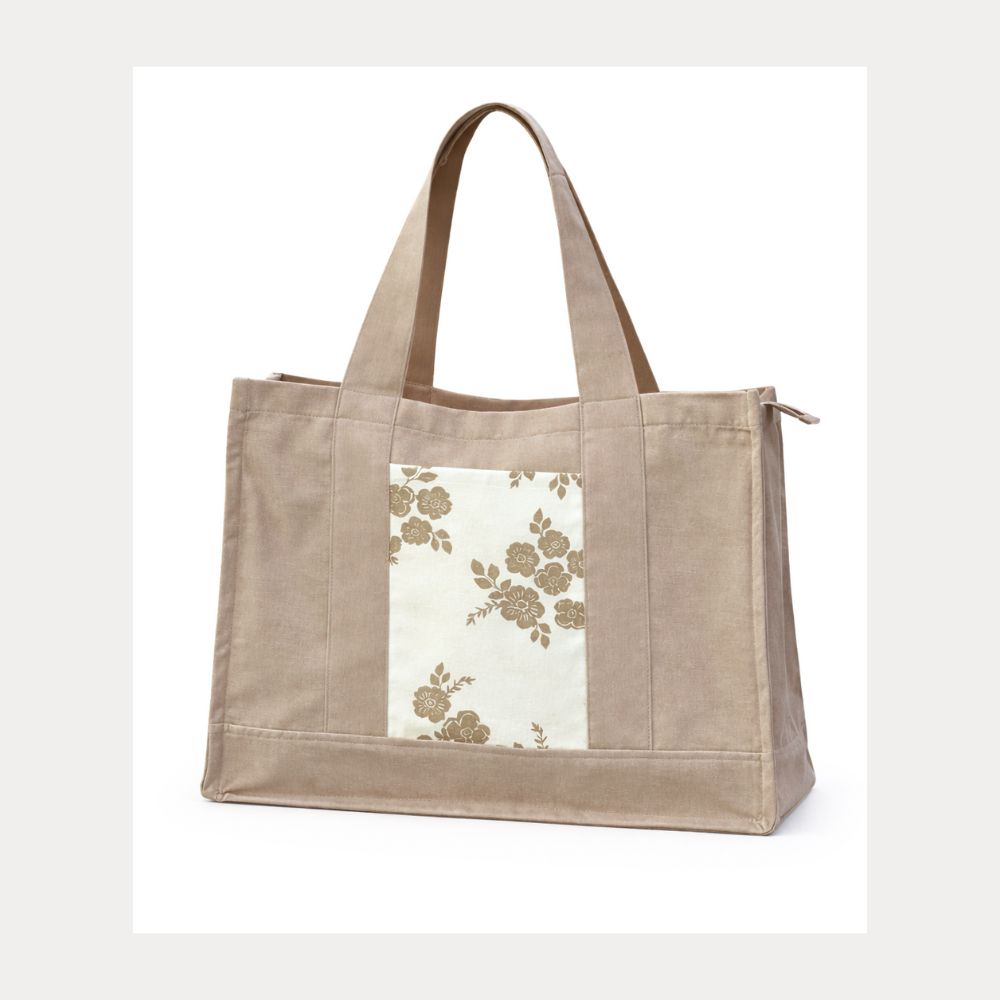 Minimal Floral Office Tote