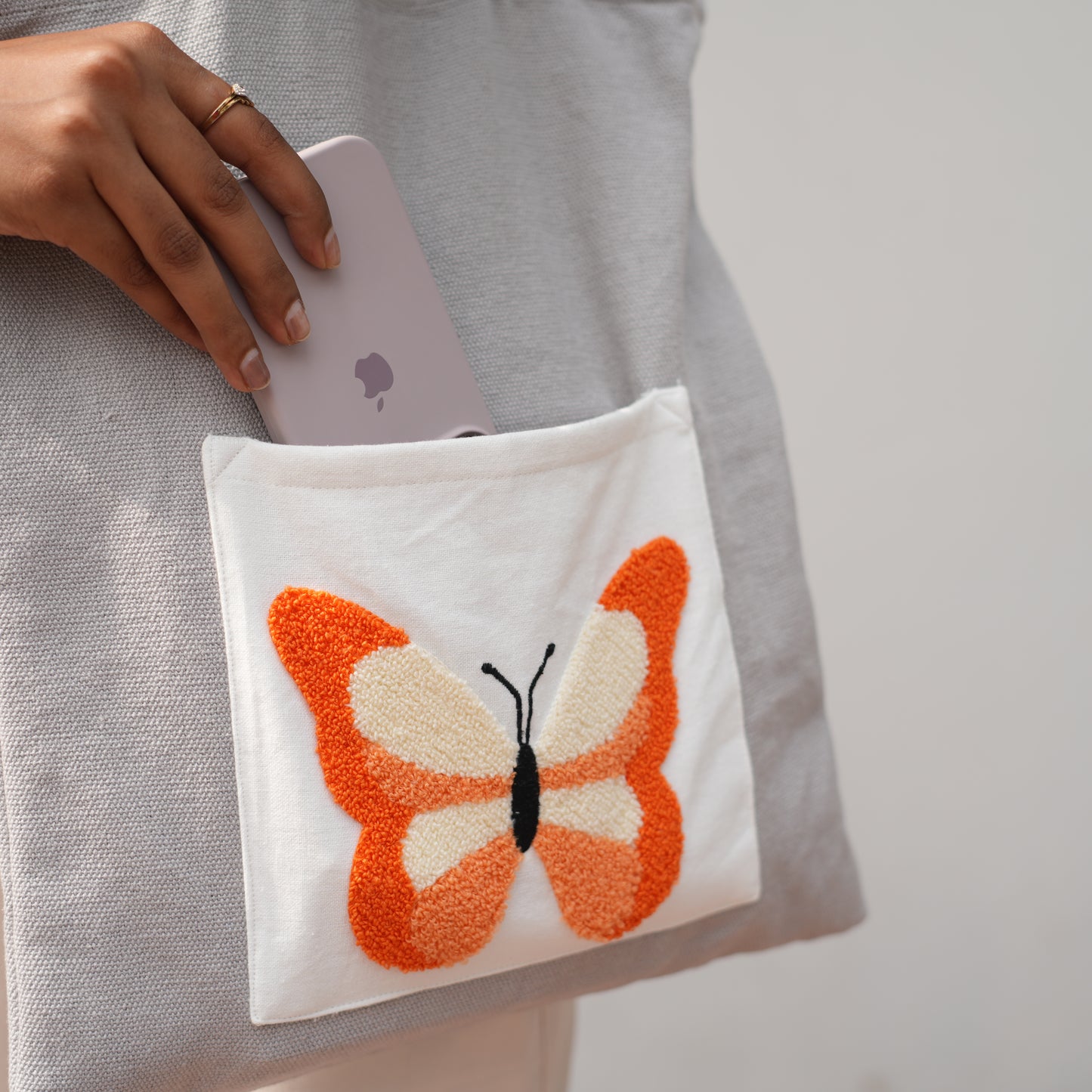Radiant Butterfly Tote