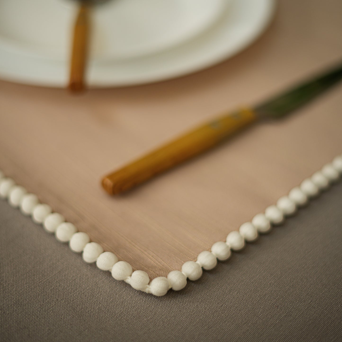 Misty rose placemats - Set of 2