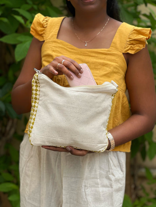 Boho Convertible Sling and Pouch – Green