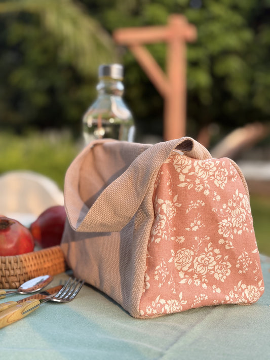 Elegant Cotton Lunch Bag