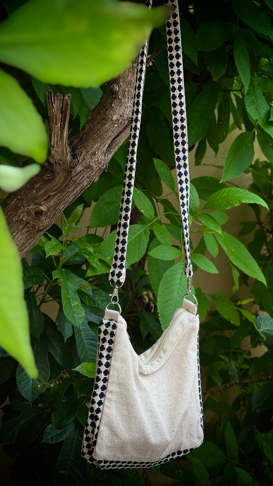 Boho Convertible Sling and Pouch – Blue